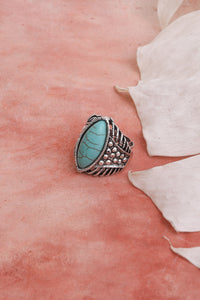 Classic Marquise Turquoise Ring Jewelry