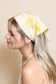 Cloud Marble Headscarf Hats & Hair Mustard