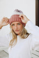 Color Block Knit Beanie Hats & Hair