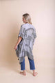 Color Graded Patchwork Kimono Ponchos