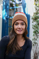 Colorblock Cable Knit Beanie Beanies