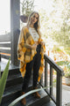 Cuddle Season Striped Knit Poncho🥰 Ponchos One Size /