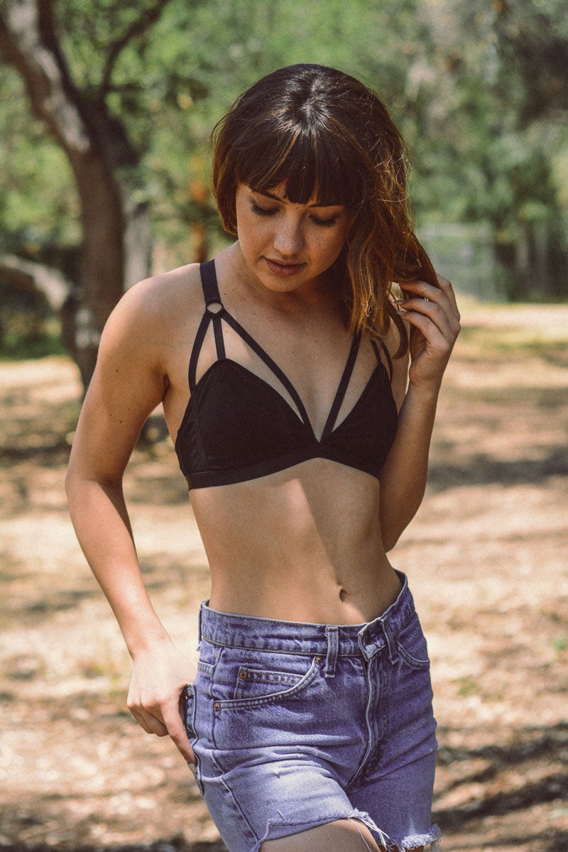 Cut Out Strappy Bralette – Thank you