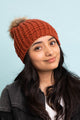 Cute Textured Pom Beanie Beanies