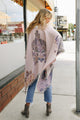 Floral Medallion Paisley Ruana Ponchos