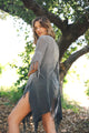 Fringe Boho Style Ombre Ruana Kimono