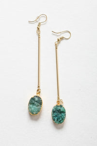 Gemstone Drop Earrings Jewelry