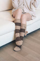 Knee High Striped Pom Socks Hats & Hair