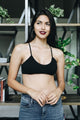 Kylie Racerback Bralette XS/S / Black