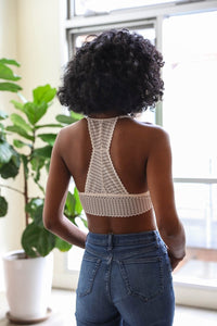 Lace Boho Racerback Bralette