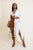 Longline Tassel Border Kimono One Size / White