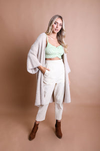 Luxe Mohair Knit Cardigan Ponchos