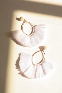 Marquise Hoop & Fan Earrings Jewelry