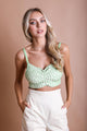 Mod Lines Contour Brami Bralette XS/S / Lime