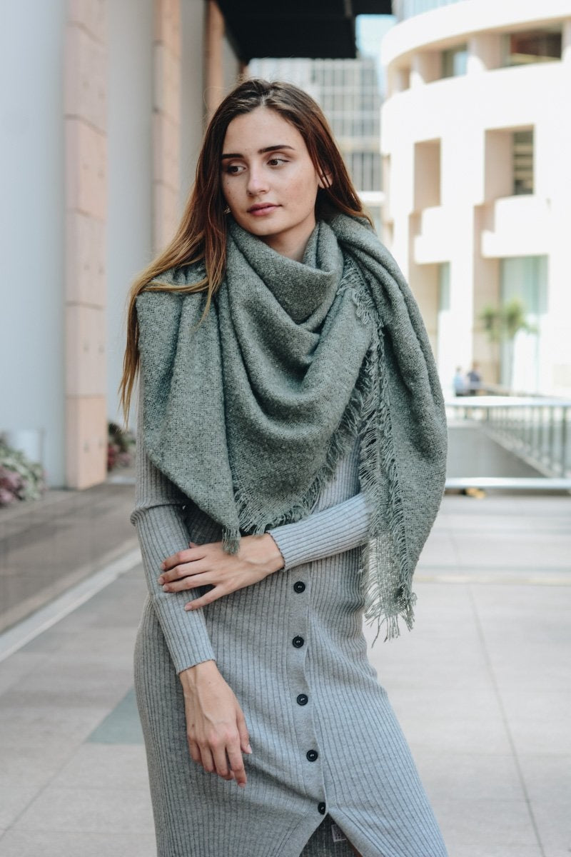 Leto Collection - Mohair Square Blanket Scarf $21 – Thank you