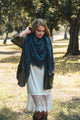 Mohair Square Blanket Scarf Scarves