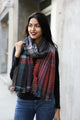 Multicolor Plaid Scarf Scarves