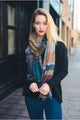 Multicolor Plaid Scarf Scarves