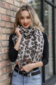 Reversible Leopard Blanket Scarf Scarves