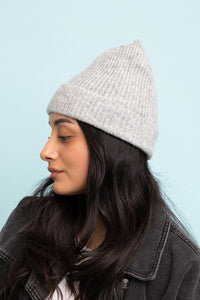 Rib Knit Cuffed Beanie Beanies