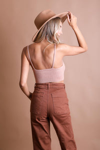 Rib Knit Lounge Brami Bralette