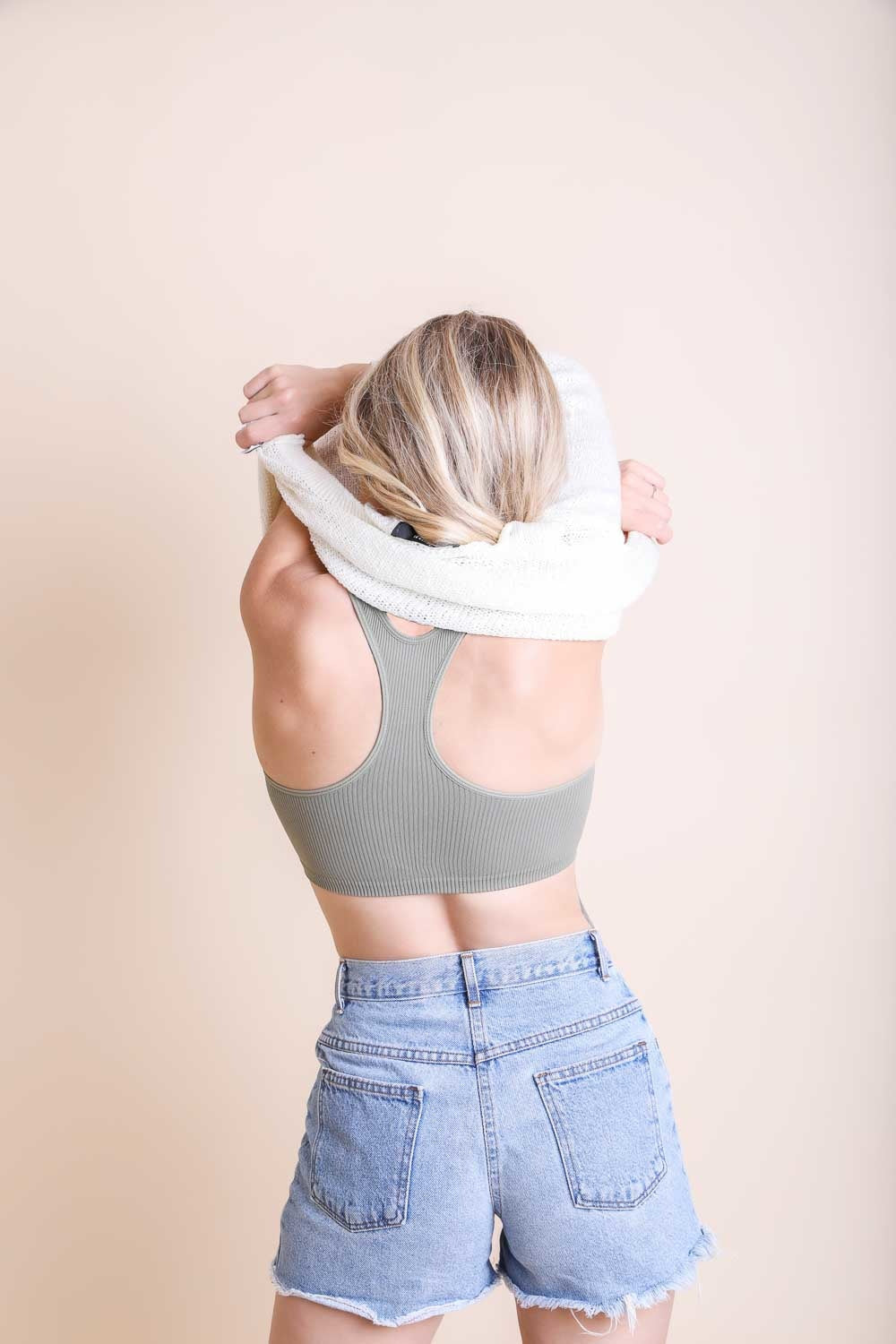 Leto Collection - Ribbed Racerback Bralette $18 – Thank you