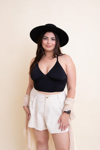 Ruched Bralette Plus Size