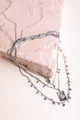 Silver Charm Layer Necklace Jewelry