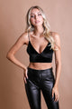 Sleek Velvet Longline Bralette