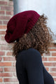 Slouch Waffle Knit Beanie Beanies