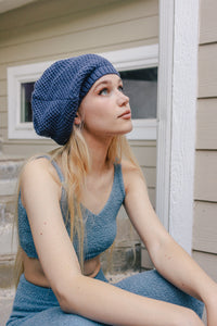 Slouch Waffle Knit Beanie Beanies