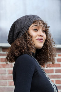 Slouch Waffle Knit Beanie Beanies