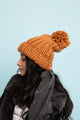 Soft Chunky Cable Knit Beanie Beanies