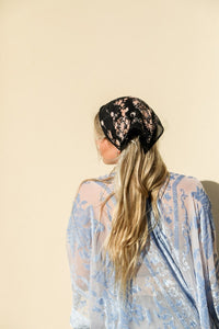 Soft Floral Vine Handkerchief Hats & Hair