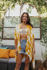 Summer Tie-Dye Kimono