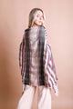 Tartan Check Pocket Ruana Ponchos