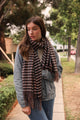 Tartan Woven Tassel Scarf Scarves