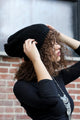 Textured Slouch Beanie Beanies Black