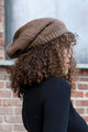 Textured Slouch Beanie Beanies Mocha