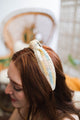 Twine Woven Knotted Headband Baby Blue
