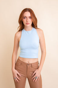 Ultra Comfy Racerback Brami Top XS/S / Baby Blue