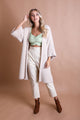 Ultra-Soft Luxe Mohair Knit Cardigan Ponchos One Size / 