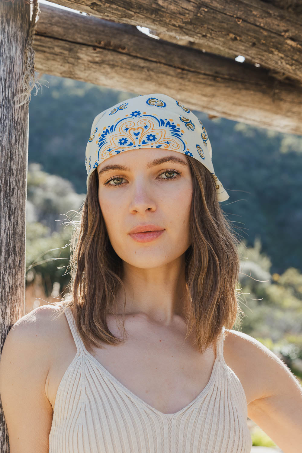 Vintage Colorful Paisley Bandana – Boho Clothing and Accessories