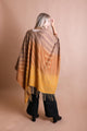 Western Style Colorblend Tassel Serape Ponchos