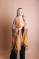 Western Style Colorblend Tassel Serape Ponchos