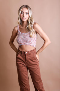 Whimsical Boucle Brami Bralette Rose