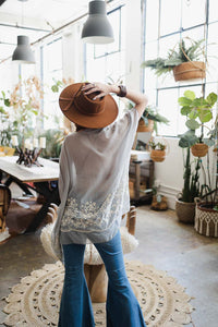 Wide Brim Leather Ribbon Bolero Hat Hats & Hair