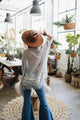 Wide Brim Leather Ribbon Bolero Hat Hats & Hair
